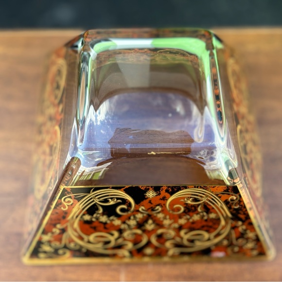 Hand painted gilded bowl - Picture 5 of 6